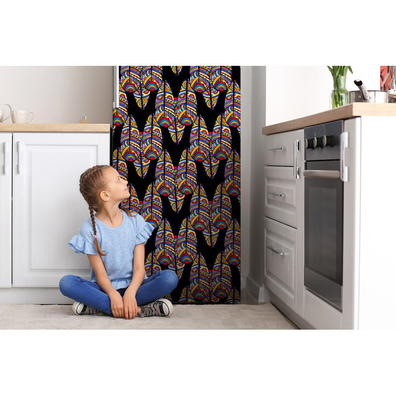 Abstract Door Decal