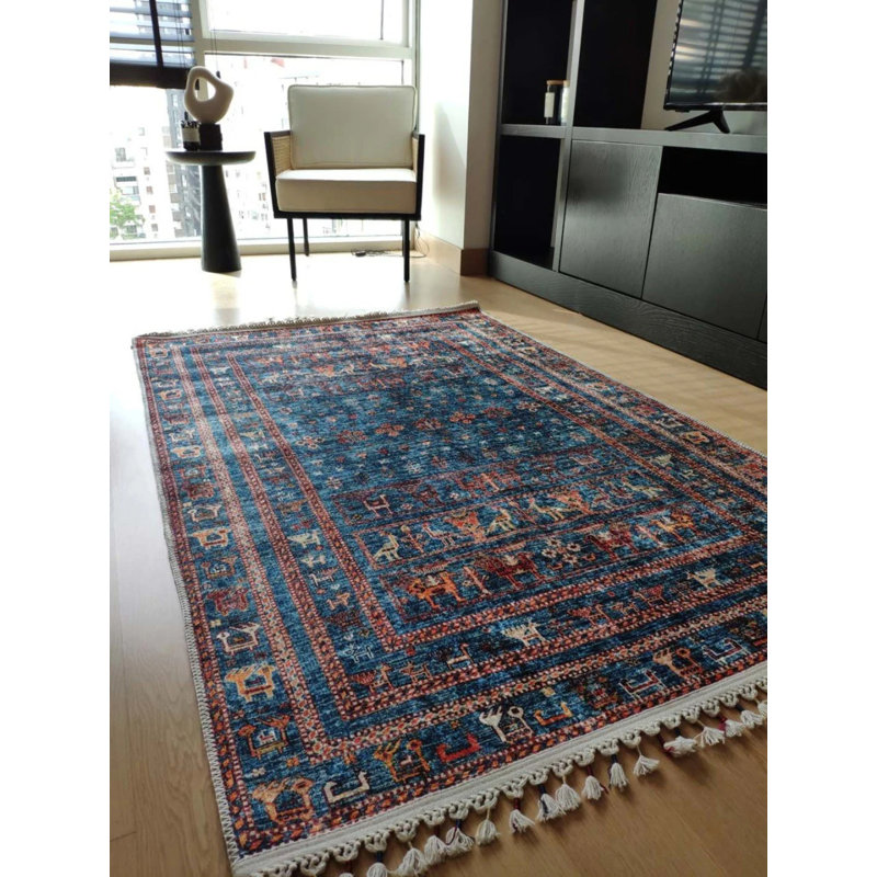 Tapis Laquel avec envers antidérapant, Carré 2 pi 7 po