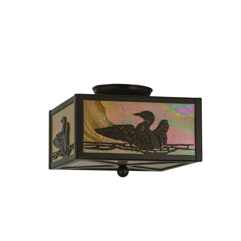 Rustic Lodge 2 - Light Semi Flush Mount