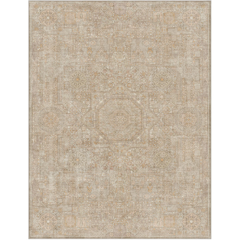 Tapis de style oriental espy amman rétro, Rectangle 9 pi 10 po x 13 pi