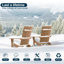 Chaise Adirondack en plastique / résine Harlean-1115552811
