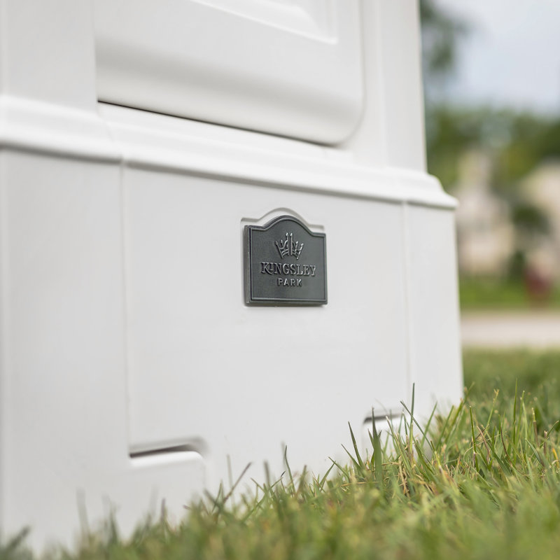 Atherton Reserve White Lockable Plastic Storage Mailbox