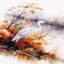 White Heron Counted Cross Stitch Kit by Magic Needle 70-09