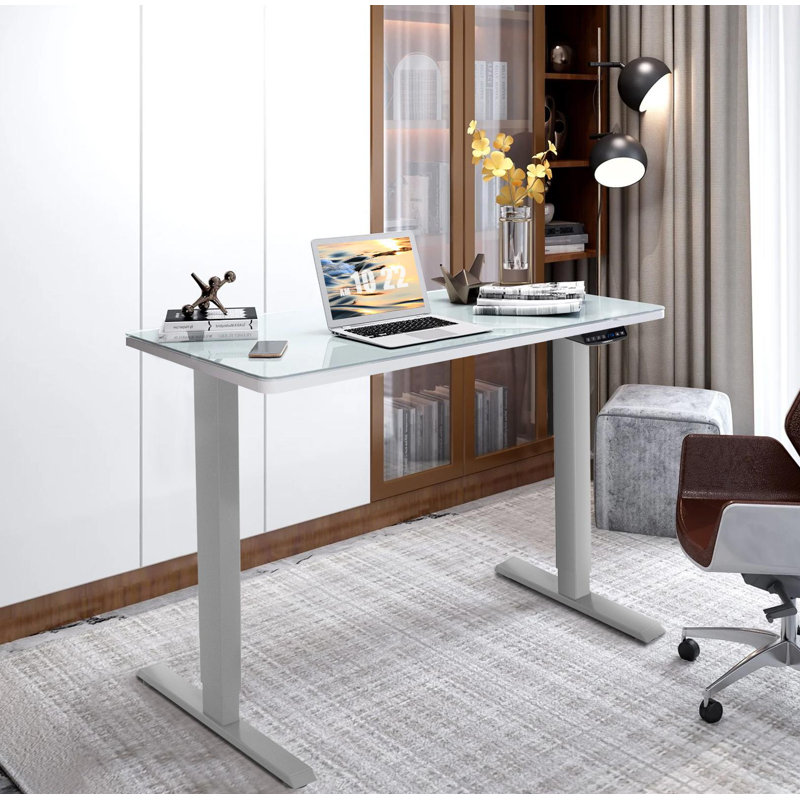 59.5'' W Standing Desk Frame, Gray