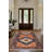 Jateen Collection Digital Print Cotton-Polyester Blend Orange Rug-371515293