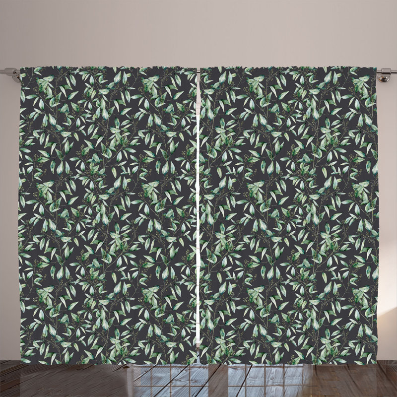Semi Sheer Curtain Pair