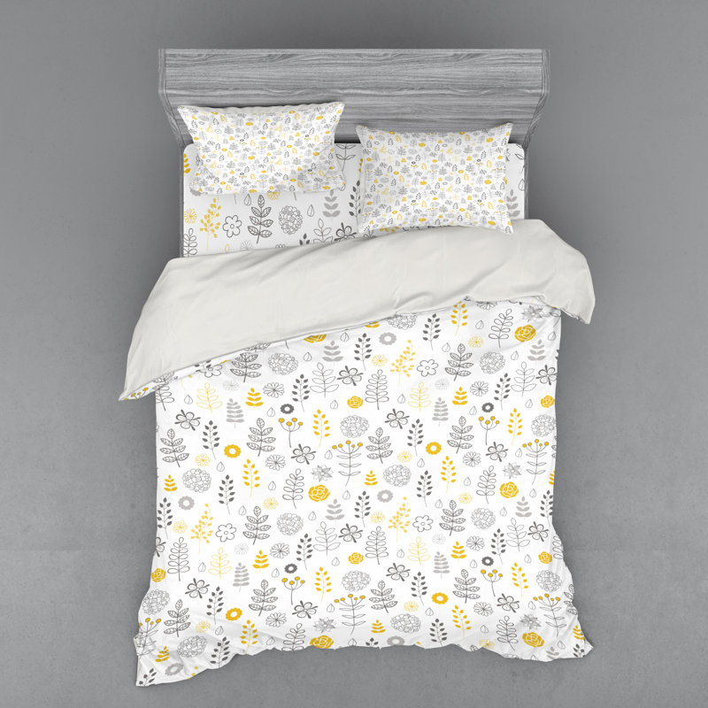Farmhouse / Country Polyester Duvet Cover, Queen Duvet Cover + 3 Additional Pieces