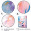 Plantes tropicales roses et pastel 1 - Art mural floral abstrait-350995245-350995236