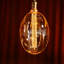 Ampoule DEL Edison Goldleaf 30 cm (12 po), tube long, intensité variable, style vintage, verre ambré, culot E26