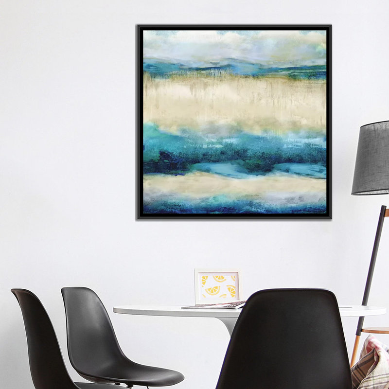 «Close to the Edge I», reproduction sur toile, H 18 po x l 18 po x P 1,5 po, Toile encadrée noire, Pas de tapis