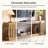63'' Wood Entryway Bench with Storage