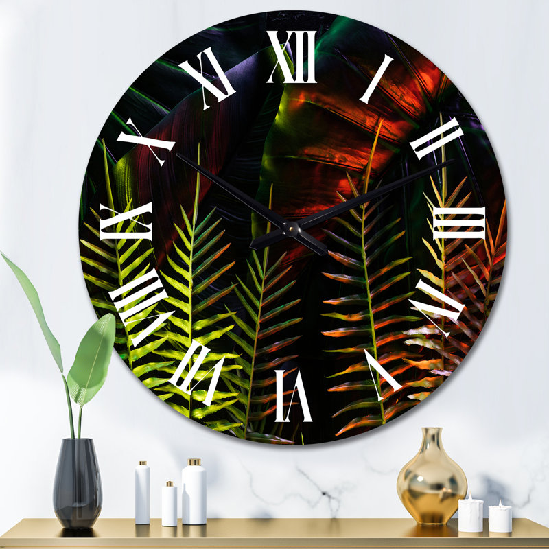 Horloge murale tropicale, Grand