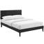 Lit plateforme tapissier en vinyle Phoebe-241209423-241209417