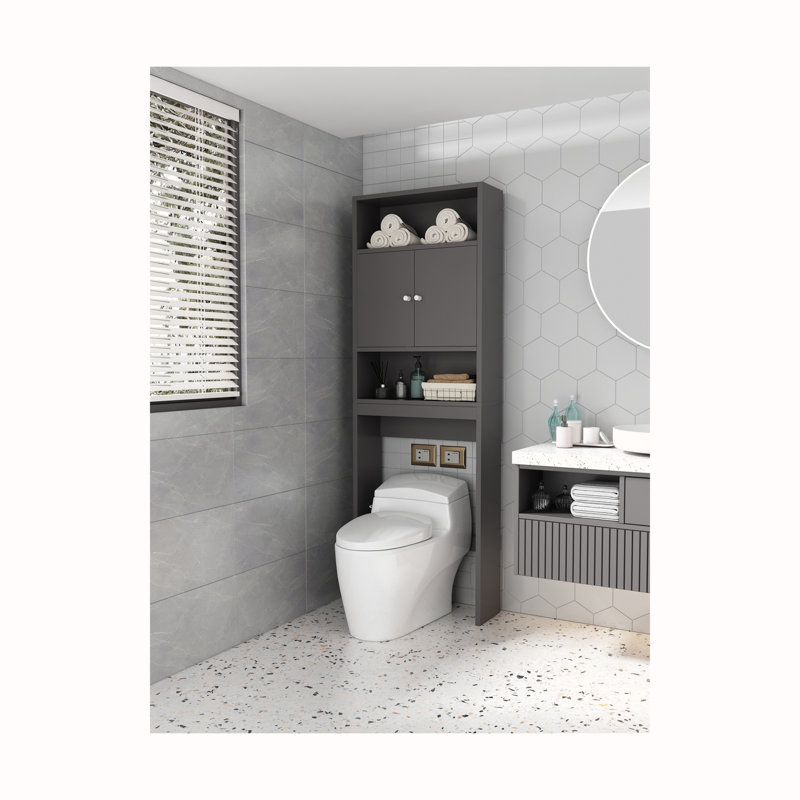 Tablette de salle de bain Neshama, Grey