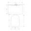Lighting, H 24 po, lampe de table, céramique noire, abat-jour beige, contemporain