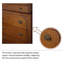 Armoire d'appoint en noyer massif-146989530