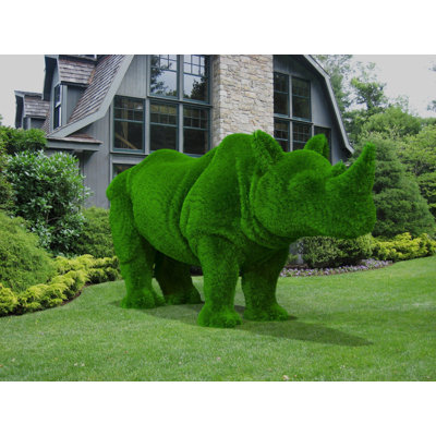 Topiaire rhinocéros extérieur