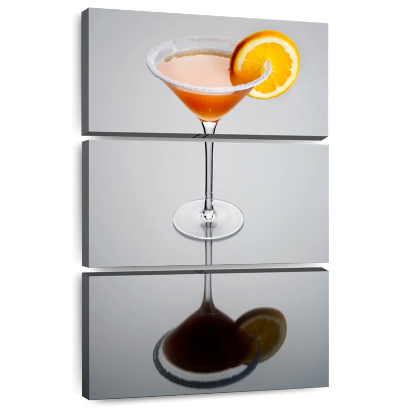 Yarlin Sidecar Cocktail, H 32 po x l 20 po