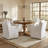 Linen Upholstered Armchair-1482415719
