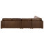 Canapé modulaire en cuir Gustav