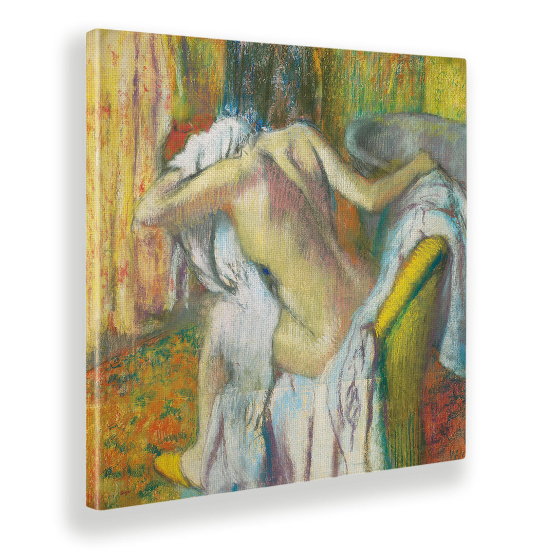 Wandbild Dopo Il Bagno von Edgar Degas