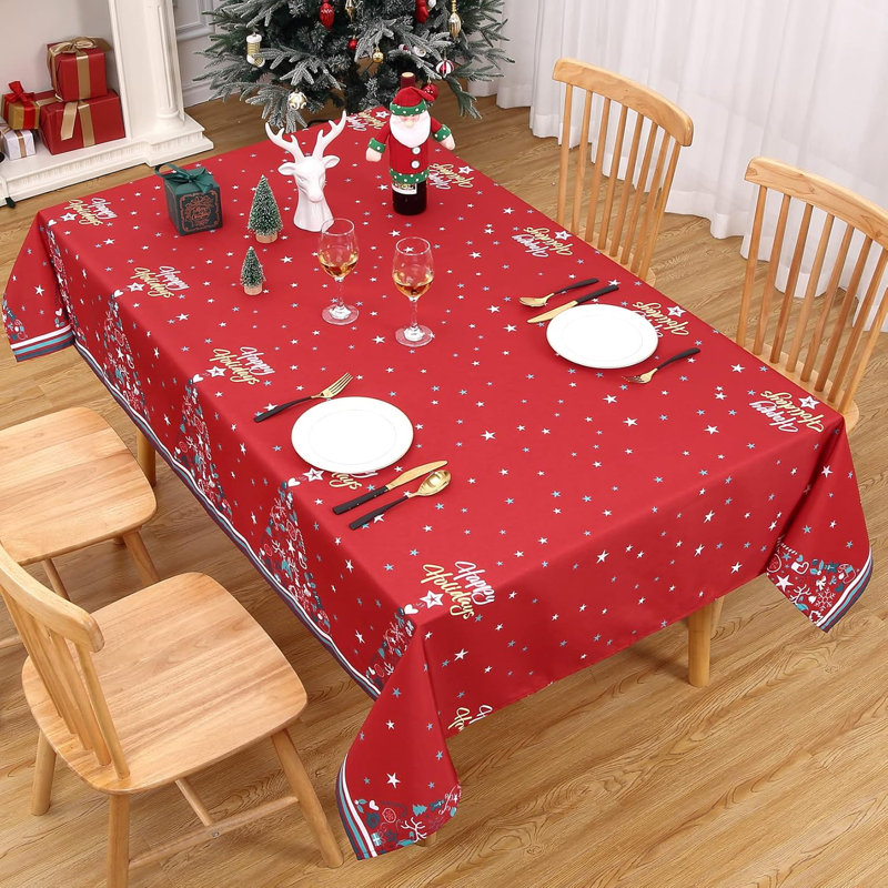 Nappe de Noël rectangulaire, P 60 po x L 120 po