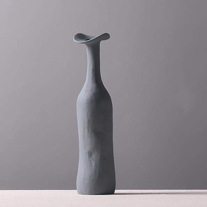 Vase de table Paso, Bleu, H 13,4 po x l 3,4 po x P 3,4 po