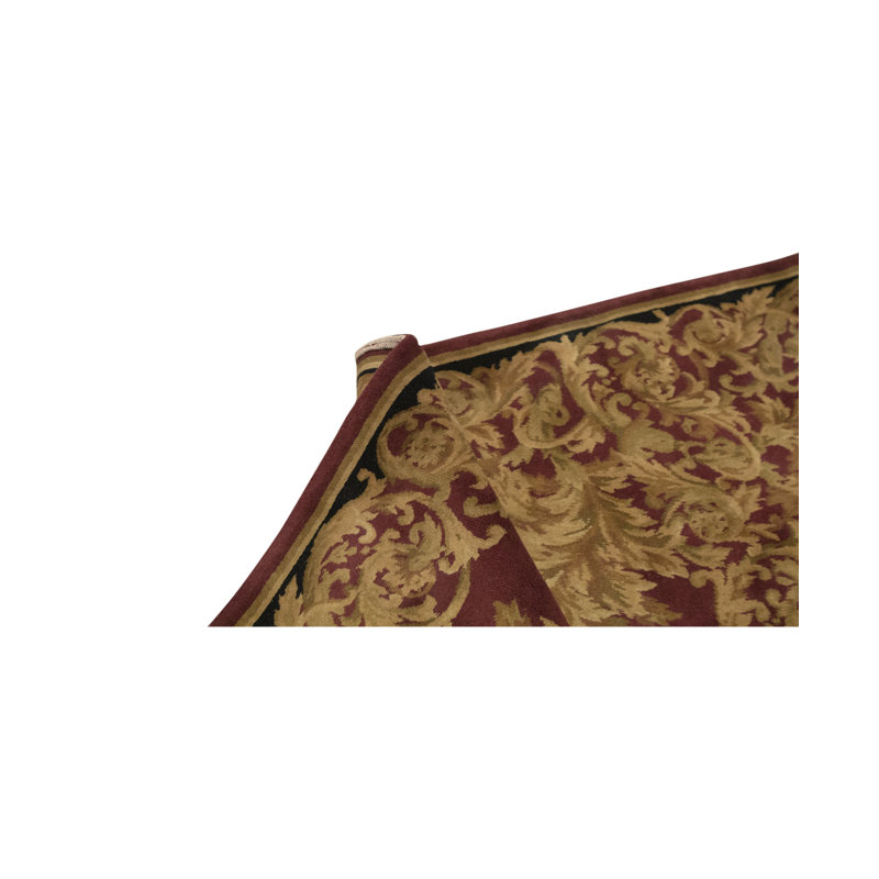 Tapis bleu de haute qualité noué à la main