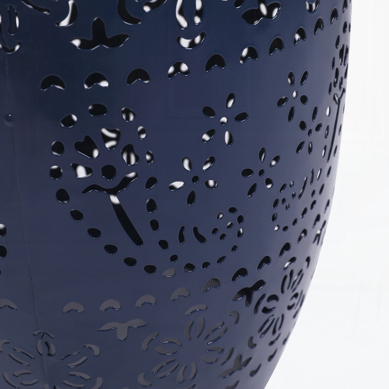 Outdoor Side Table, Dark Blue