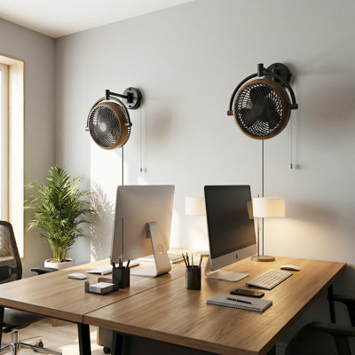 12.9" Oscillating Wall Mounted Fan