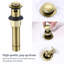 Bathroom faucet with 360 degree turn spout-115827338