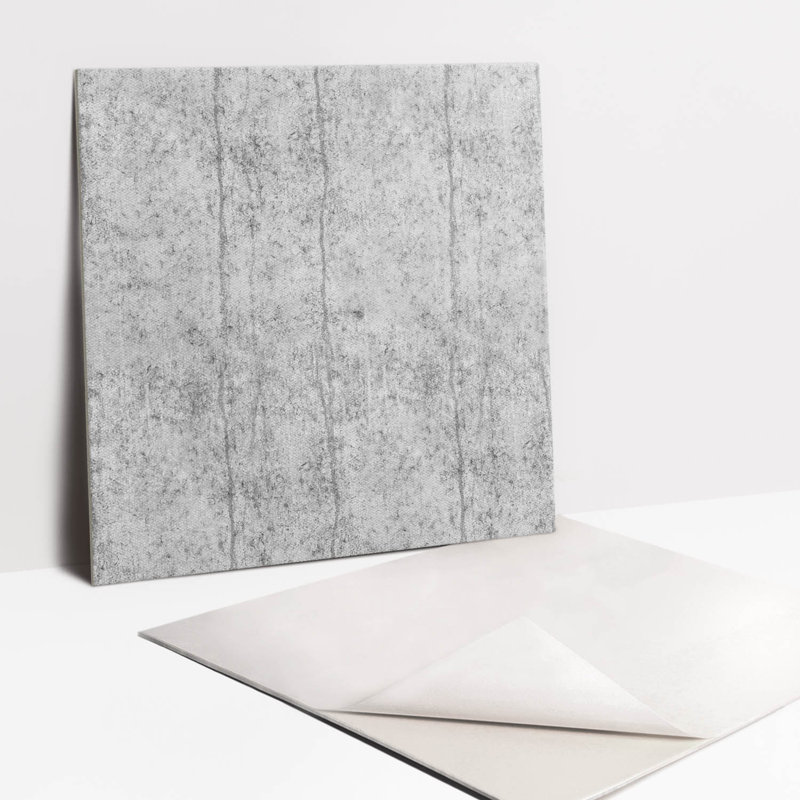 Quiana 30x30 cm Pvc Mosaic Sheet in Grey