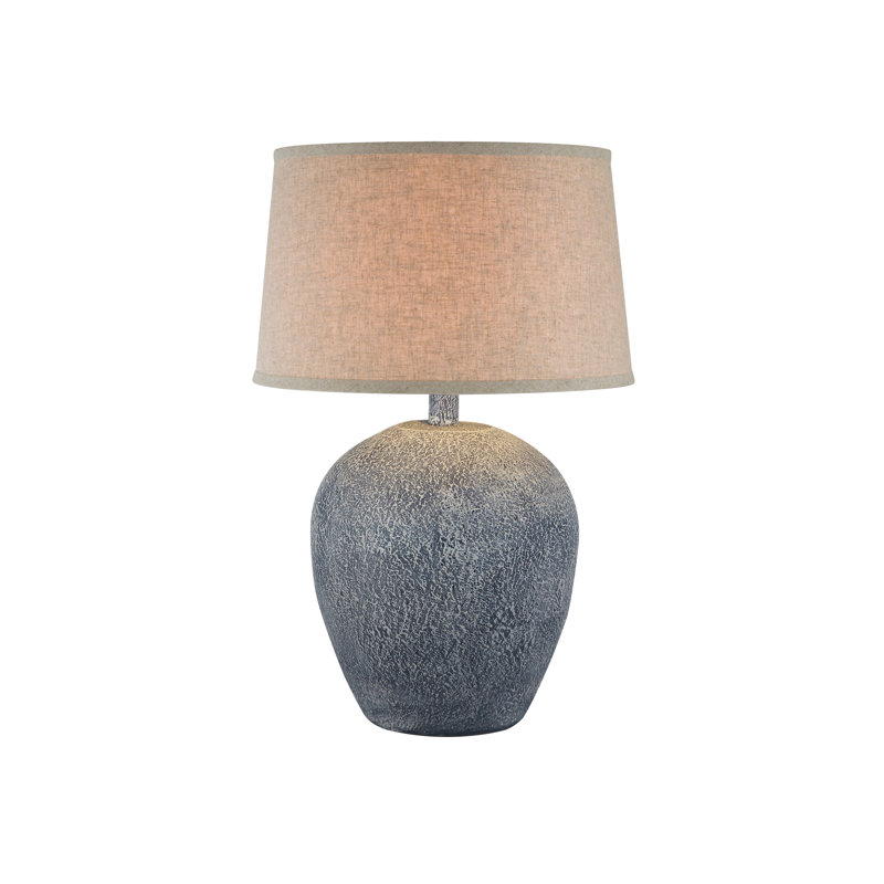 Lampe de table en albâtre Towana, Rouge