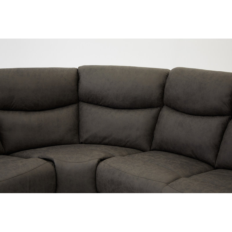 Grijalva 5 Seater Reclining Corner Sofa 