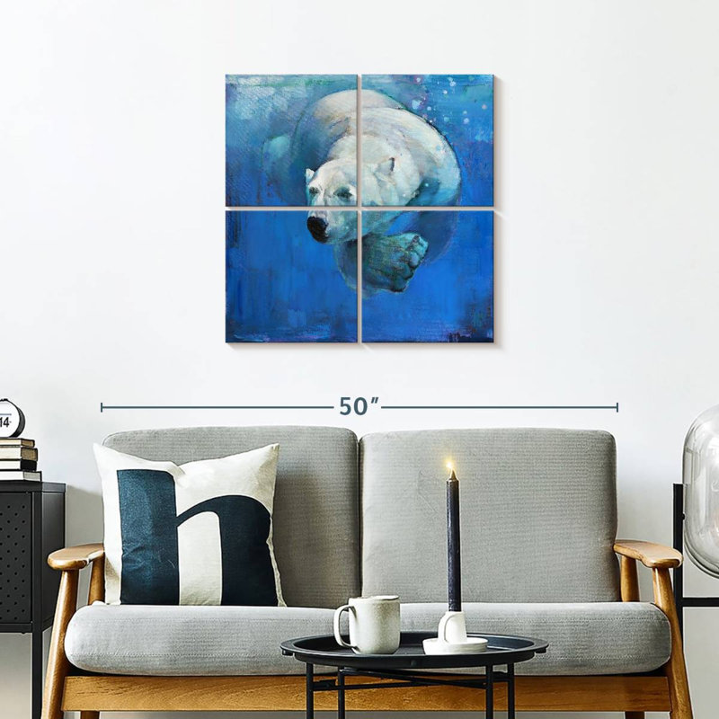 Brampt Deep Blue, 26" H x 26" W