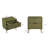 Dumbo 20" Fluted Nightstand In Olive Green (2-Drawer)-43967755