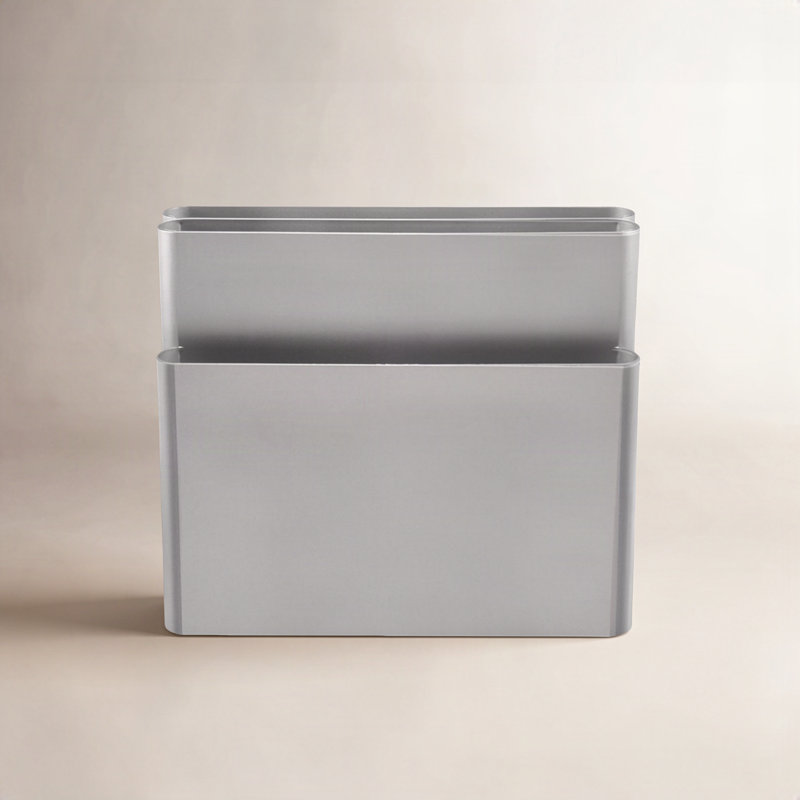 Magazine Rack, Silver