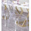 Chaise d'appoint Heliodoro en transparent