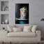 Lion dans une baignoire 6 art mural contemporain lion-218517438