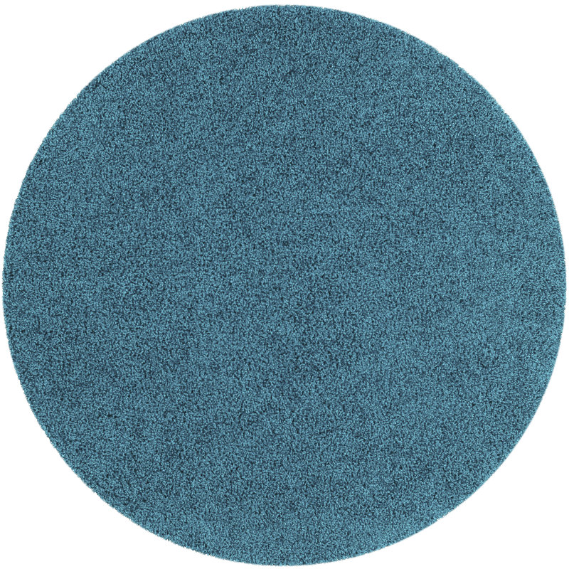 Avett Solid Colour Area Rug, Round 133cm