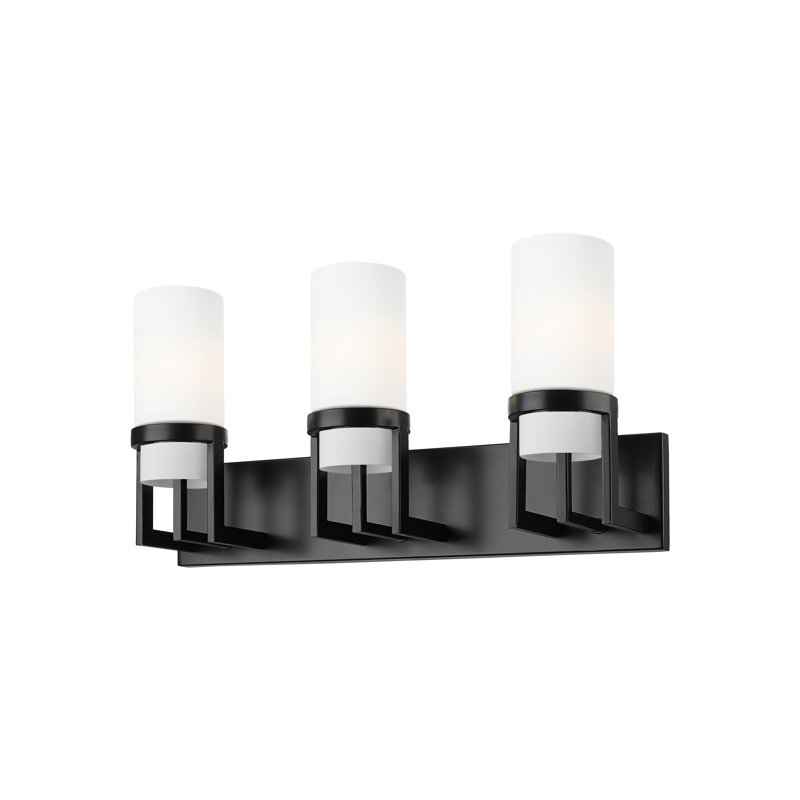 Loarine 3 - Light Dimmable Vanity Light, White, Matte Black