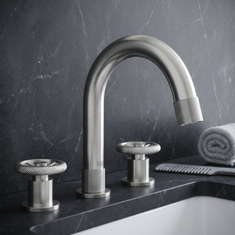 Robinet pour salle de bain Wythe, Nickel brossé
