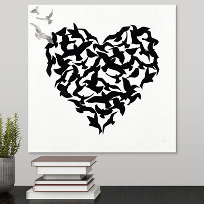 «Hearts in Flight IV», impression sur toile