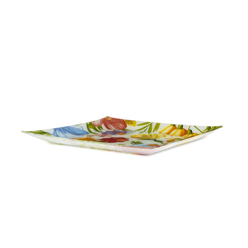 Blooming 30cm Glass Side Plate