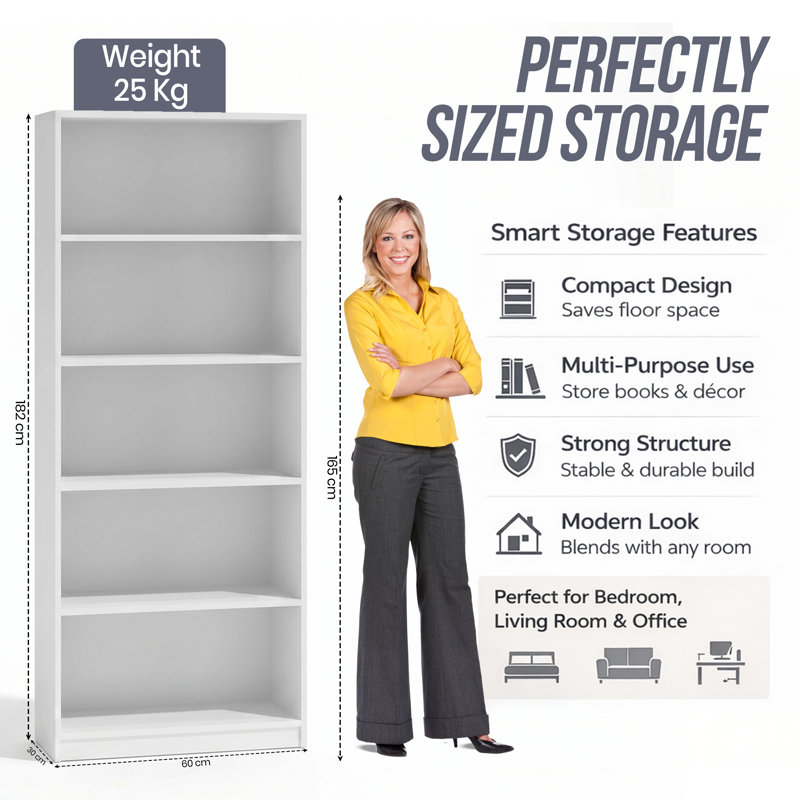 182 cm H Bookcase, R40