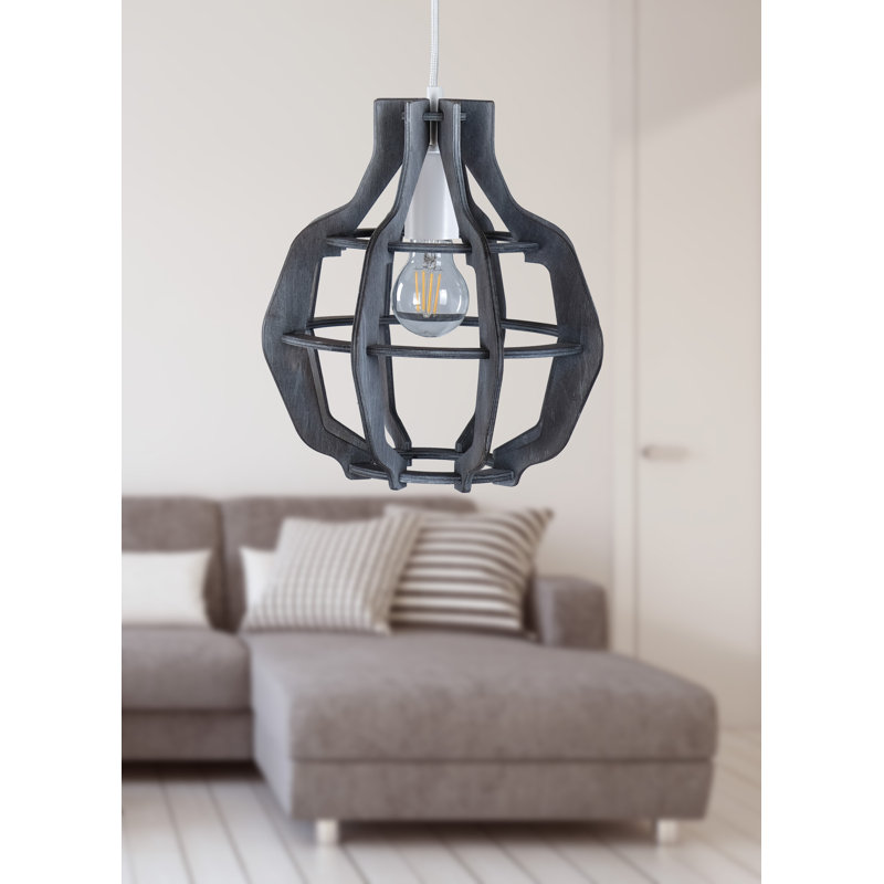 Viramontes 1 - Light Single Pendant, Grey