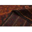 Tapis noir et brun Teimani 4 pi 3 po x 7 pi 3 po