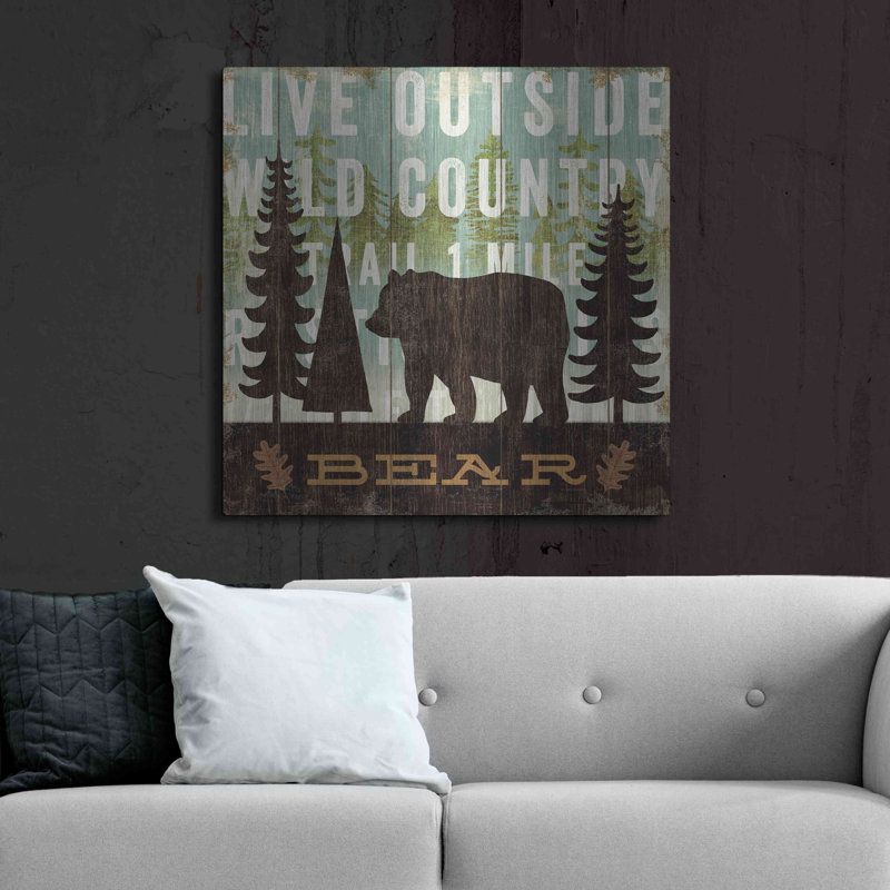 «Simple Living Bear» par Michael Mullan, H 36 po x l 36 po