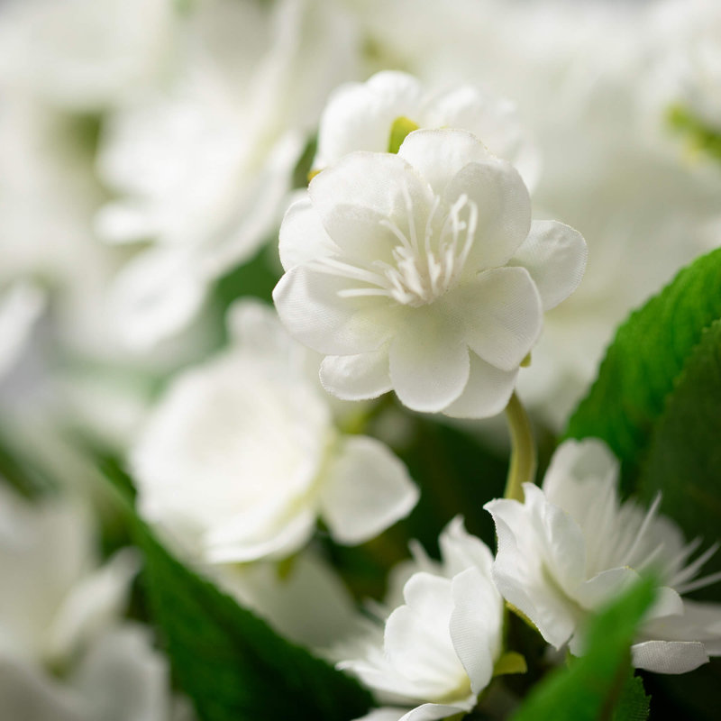 Buisson artificiel blanc Sullivans 24,5 po; blanc, Blanc