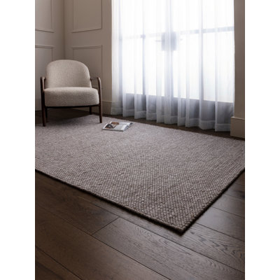 Saidah Solid Colour Hand Woven Area Rug
